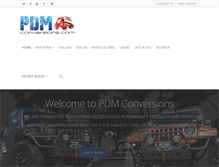 Tablet Screenshot of pdmconversions.com